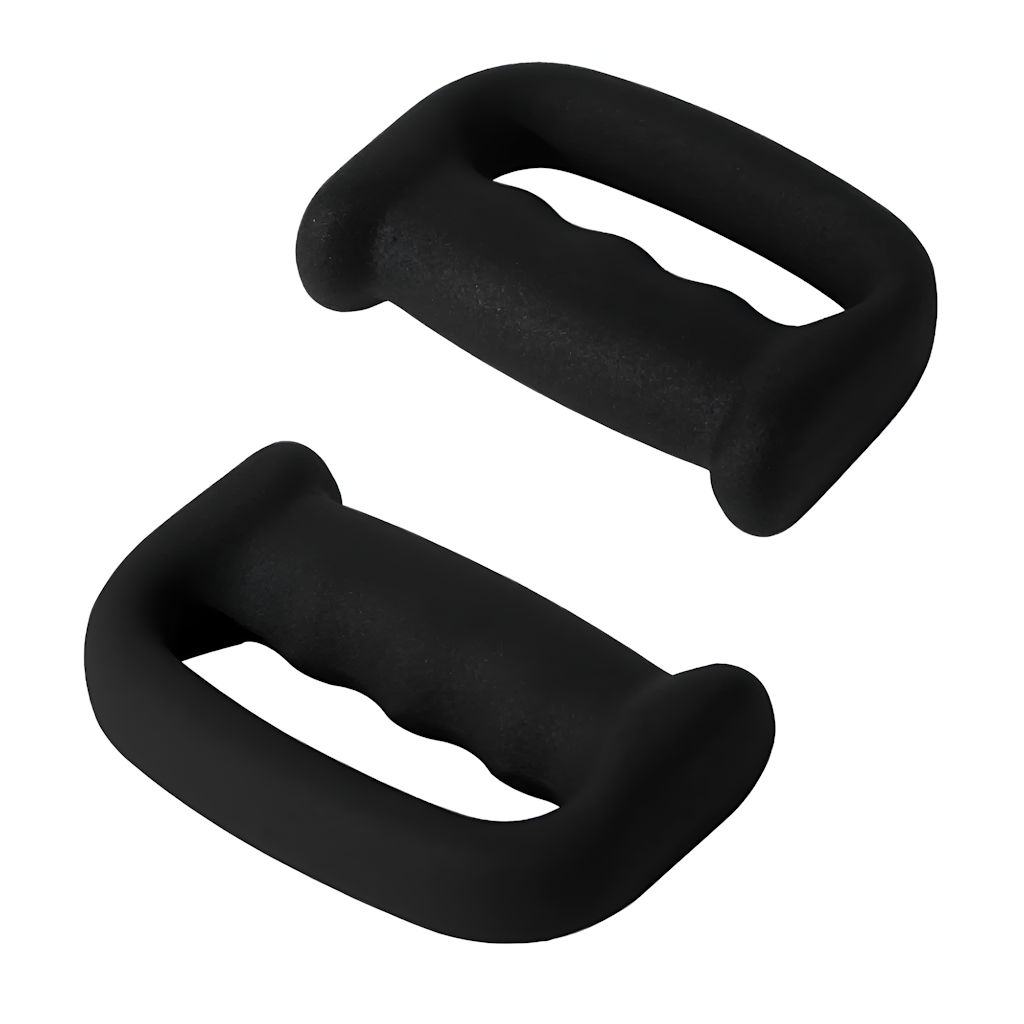 Hand Shaped Neoprene Exercise Workout Dumbbells Pair Size 5 inch