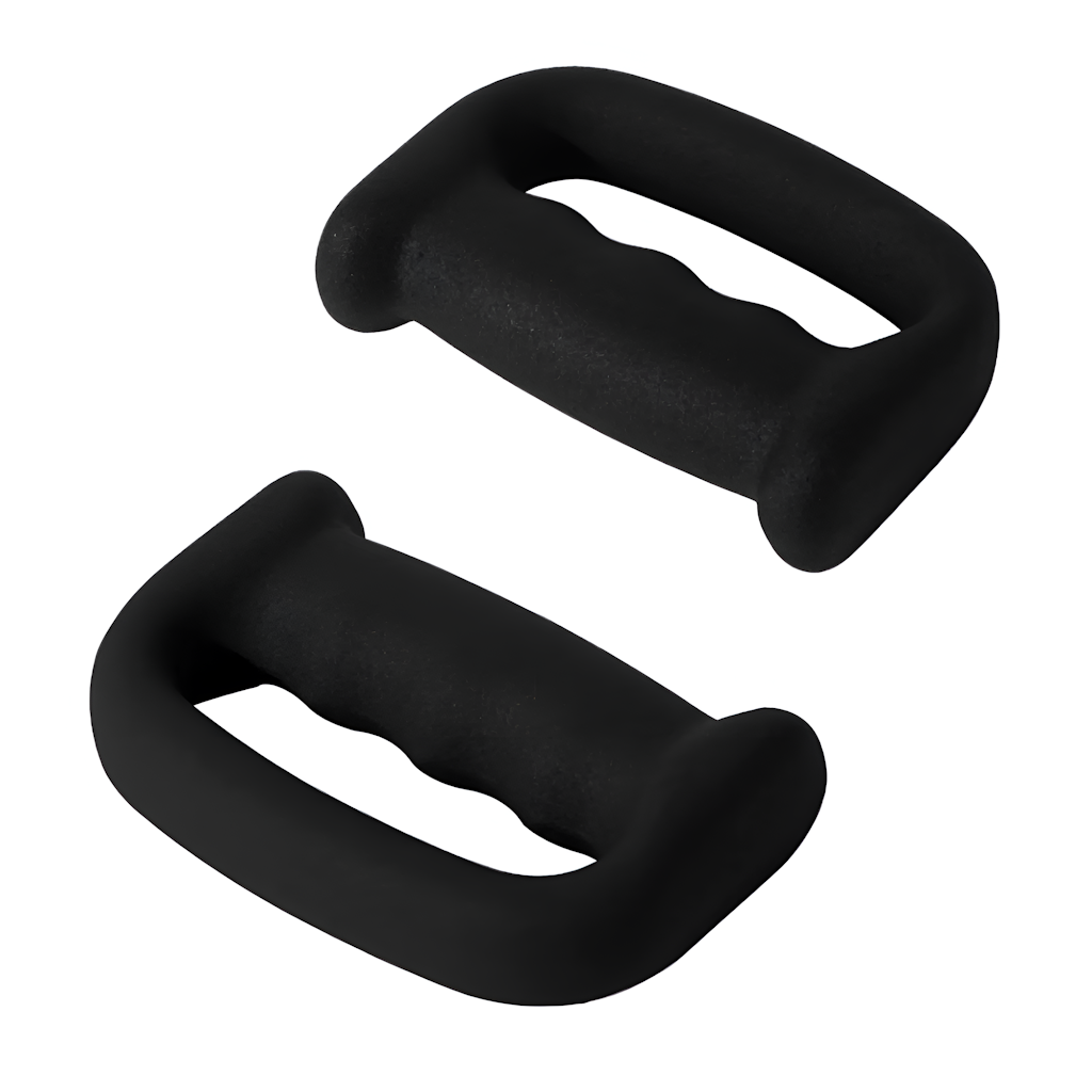 Hand Shaped Neoprene Exercise Workout Dumbbells Pair  Size 5 inch